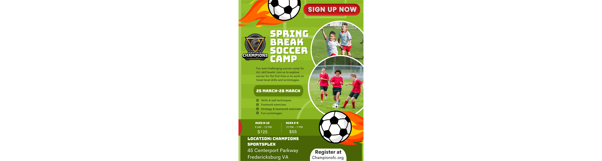 Spring Break Soccer Camp